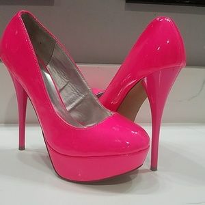 Neon Pink Heels